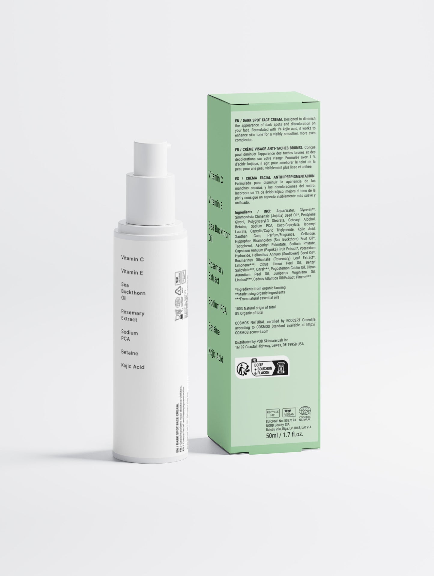 Dark Spot Face Cream with Kojic Acid