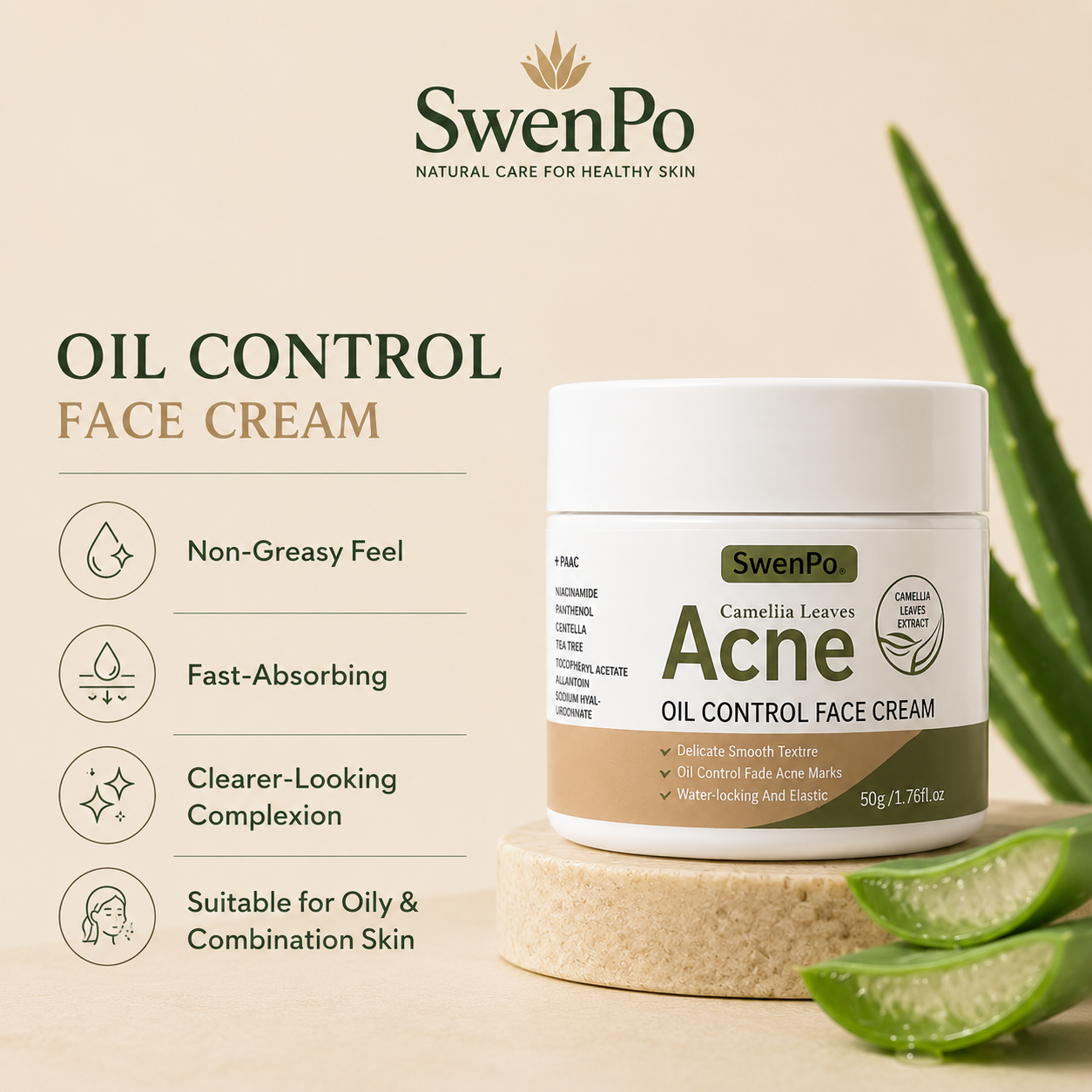 SwenPo Oil Control Duo — Cleanse. Balance. Hydrate.