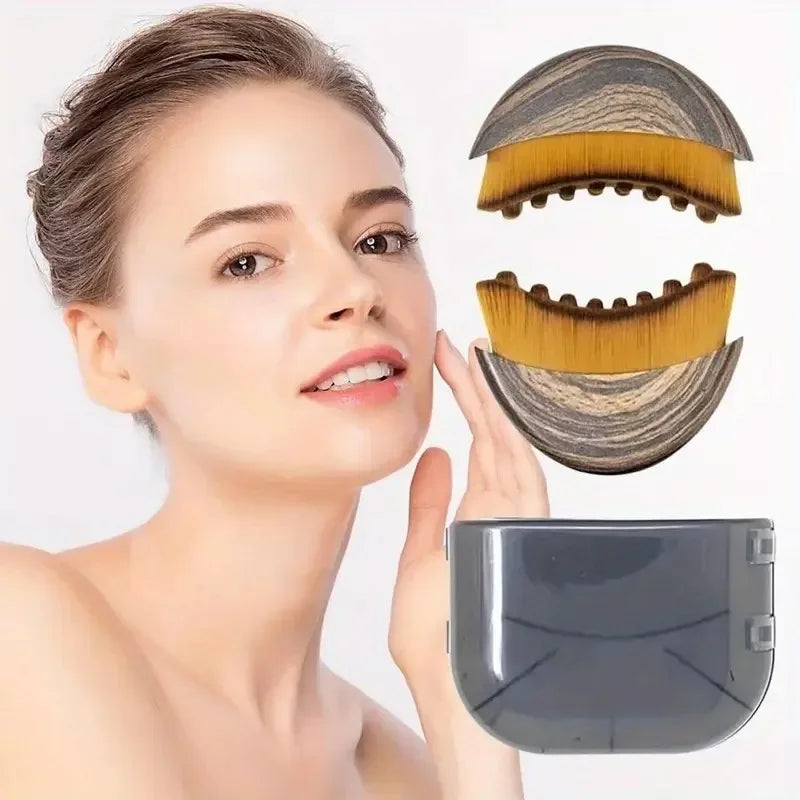 Lymphatic Drainage Face Sculpting Brush | Jawline & Contour Massager