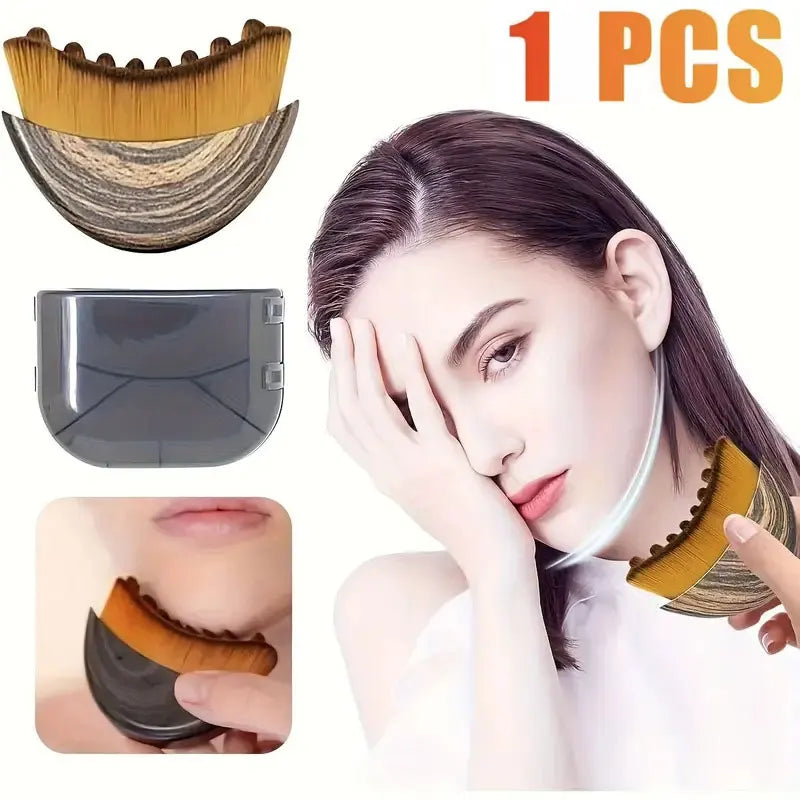 Lymphatic Drainage Face Sculpting Brush | Jawline & Contour Massager