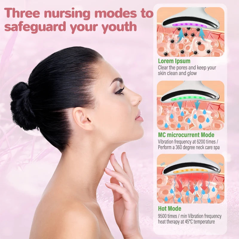 SwenPo Glow Pro – 7-in-1 LED Facial Massager & Skin Rejuvenation Device
