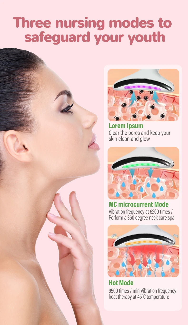 SwenPo Glow Pro – 7-in-1 LED Facial Massager & Skin Rejuvenation Device