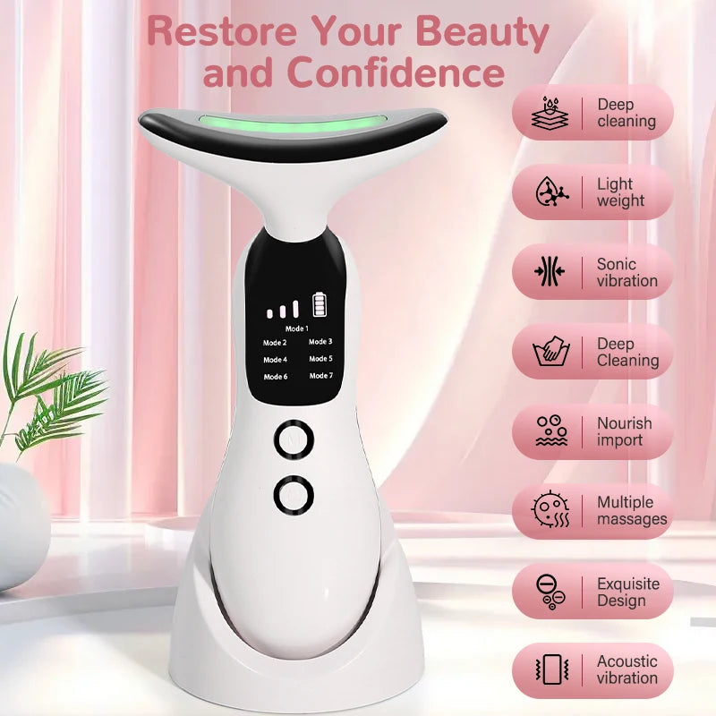 SwenPo Glow Pro – 7-in-1 LED Facial Massager & Skin Rejuvenation Device