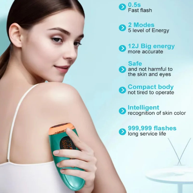 SwenPo SilkGlow IPL – Portable Laser Hair Removal Device