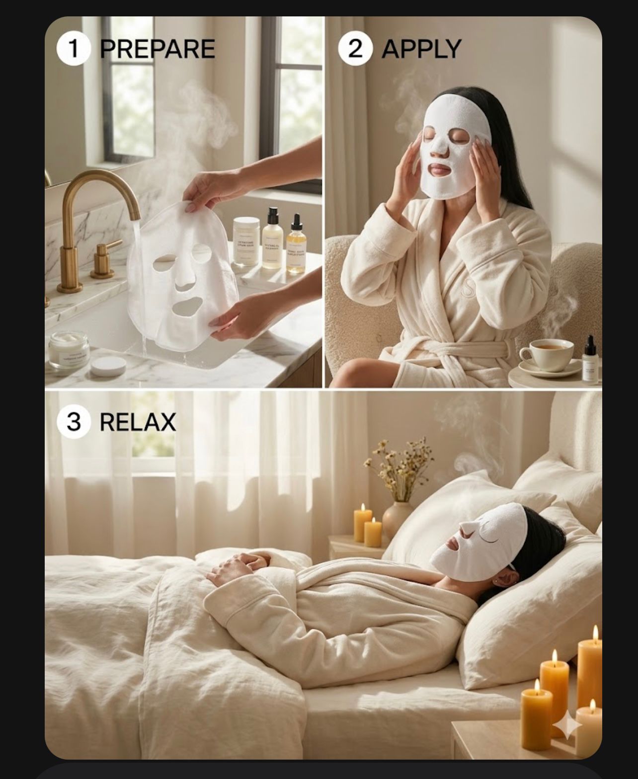 Steam Facial Towel – Hot & Cold Compress